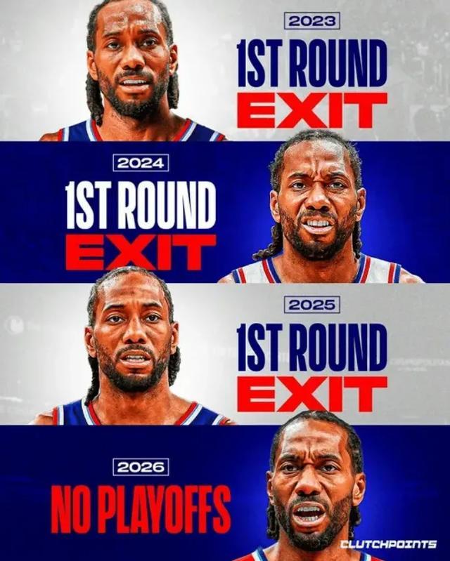 伦纳德末节崩盘快船附加赛惨败勇士终结赛季征