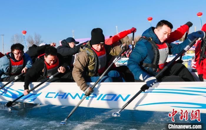 银川冰上龙舟邀请赛汇聚全国23支队伍 开启六项